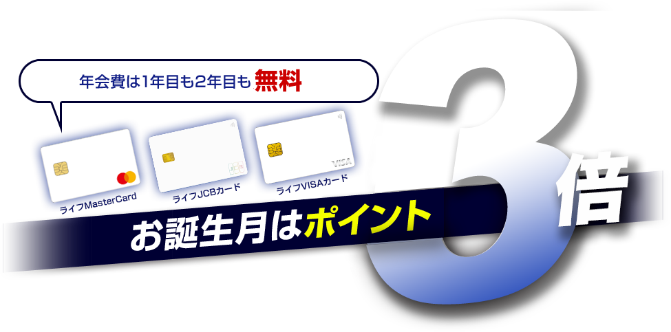 年会費は1年目も2年目もずーっと無料